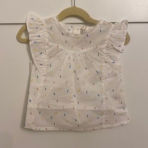 The Sunday Collective sprinkle print top (3Y)